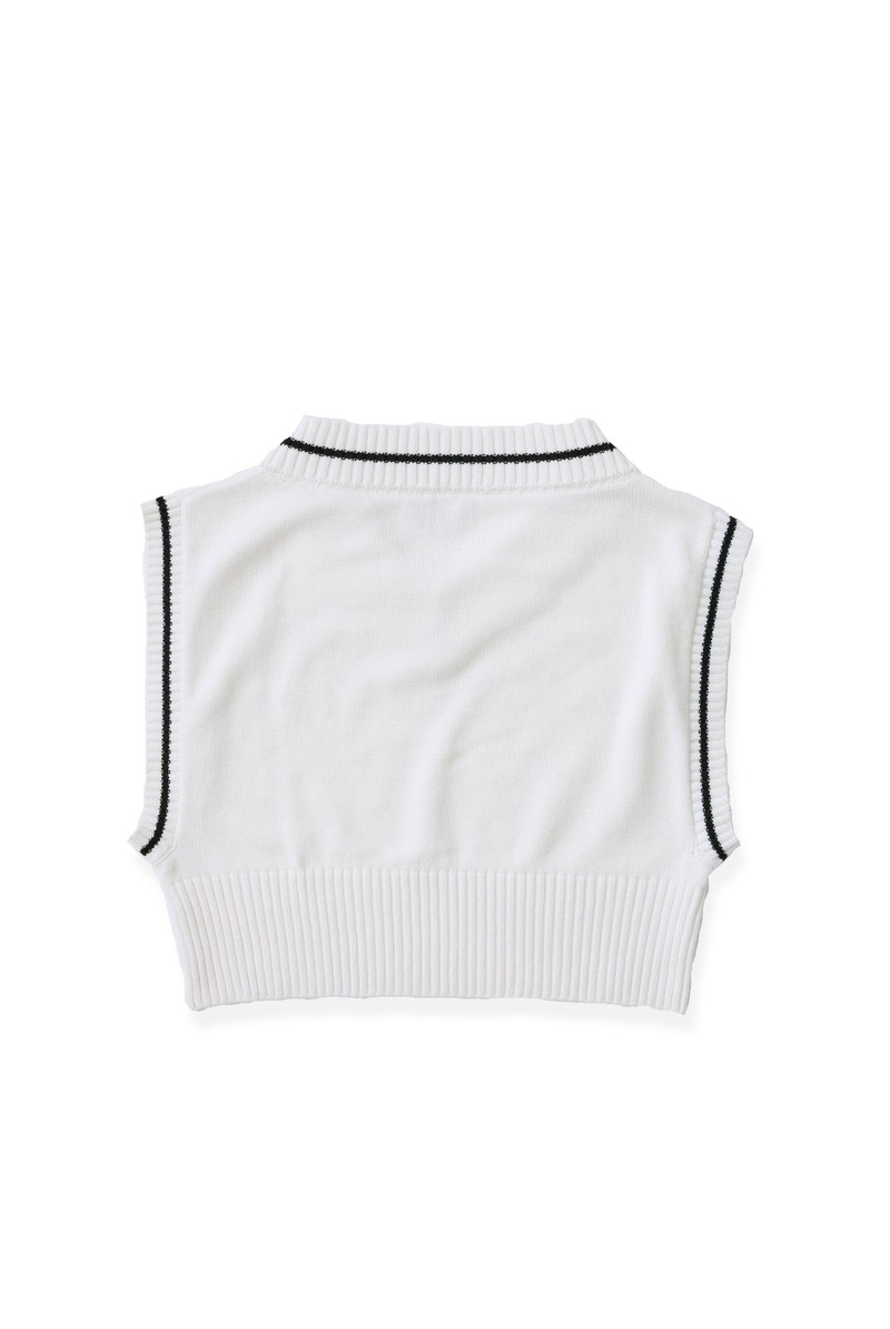 COTTON KNIT VEST