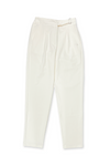 STRETCH SLIM TROUSER - CREAM -