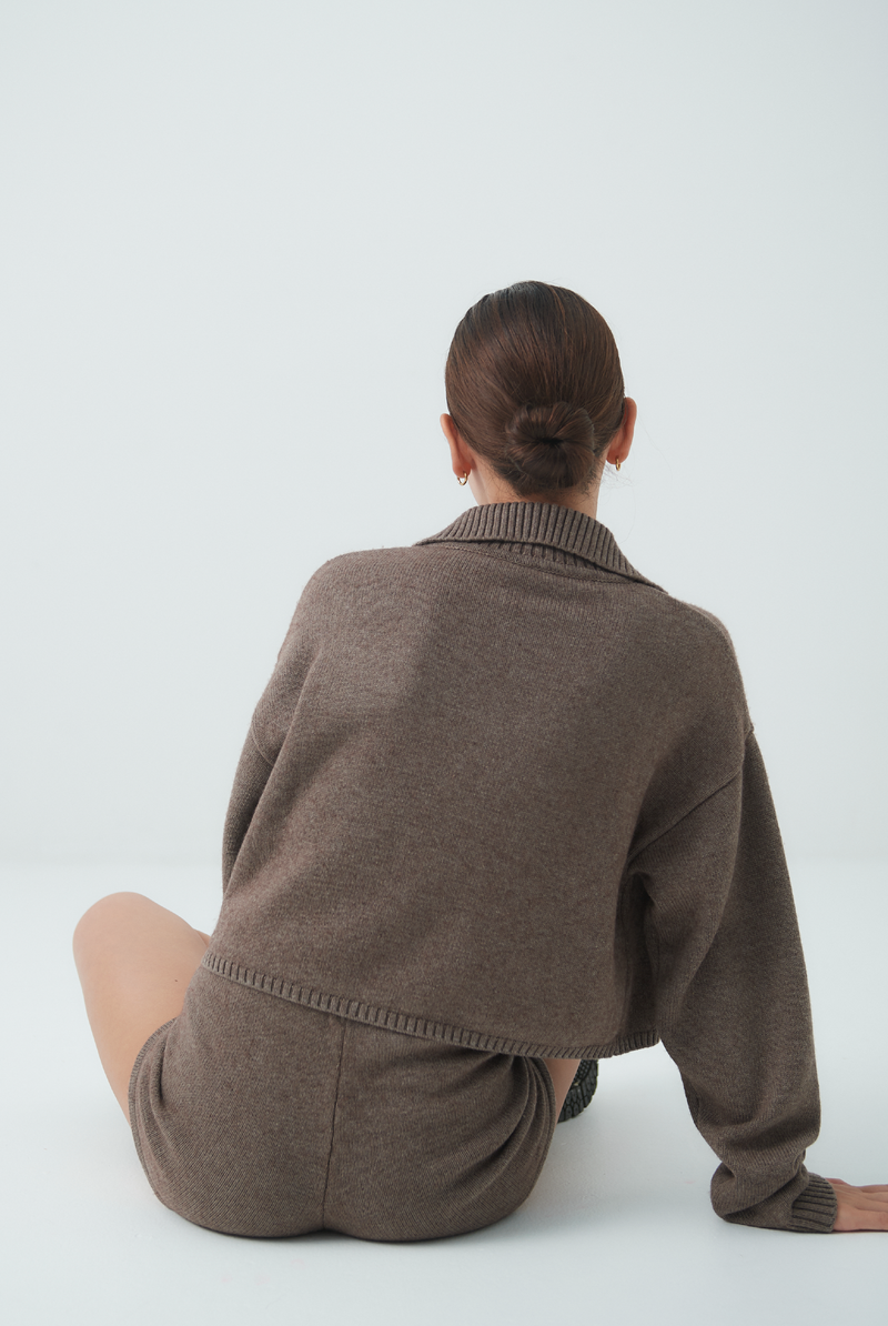 EMMA CROPPED SWEATER - SUIC GOLF（スイクゴルフ） 