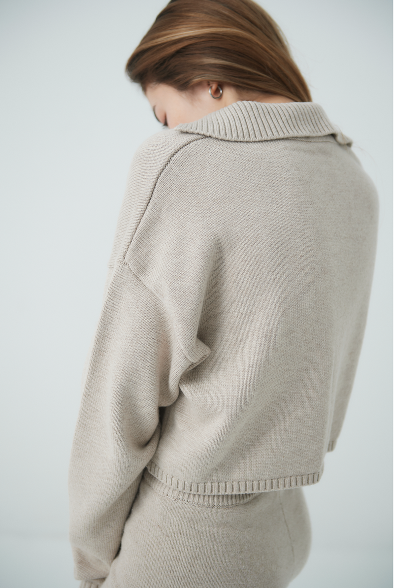 EMMA CROPPED SWEATER - SUIC GOLF（スイクゴルフ） 